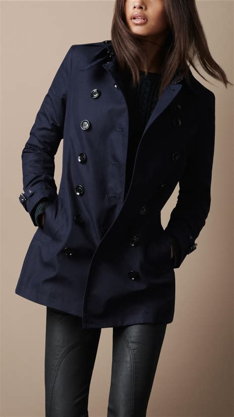 burberry trench blue short jacket|burberry trench coat outlet.